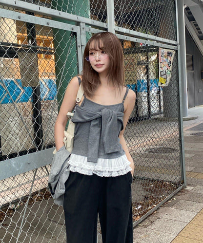 層疊設計吊帶背心