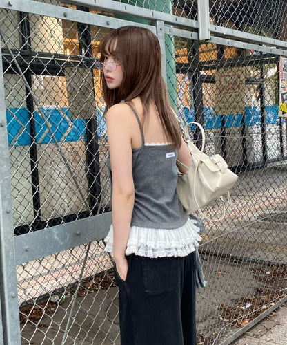 層疊設計吊帶背心