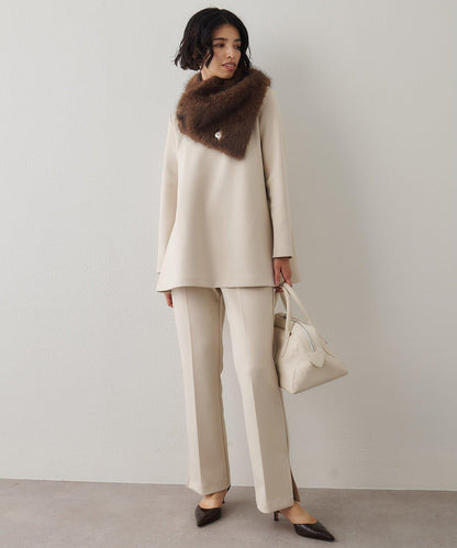 箱型喇叭袖套頭衫