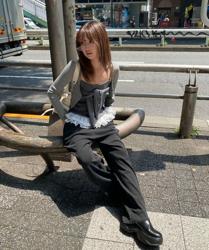 層疊設計吊帶背心