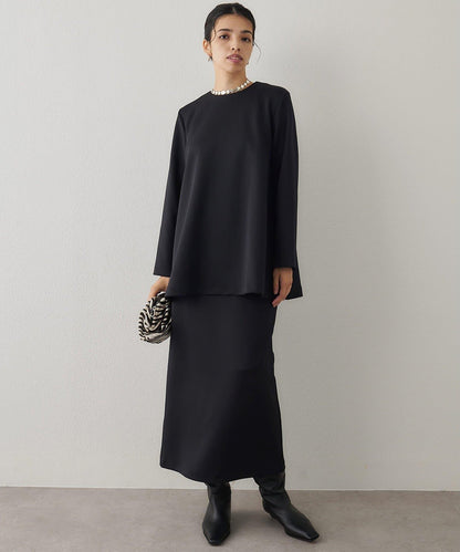 箱型喇叭袖套頭衫