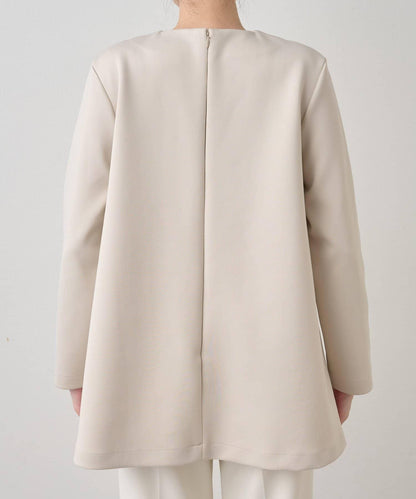 箱型喇叭袖套頭衫