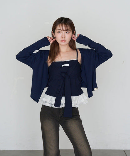 層疊設計吊帶背心