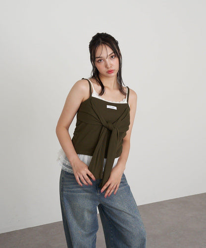 層疊設計吊帶背心