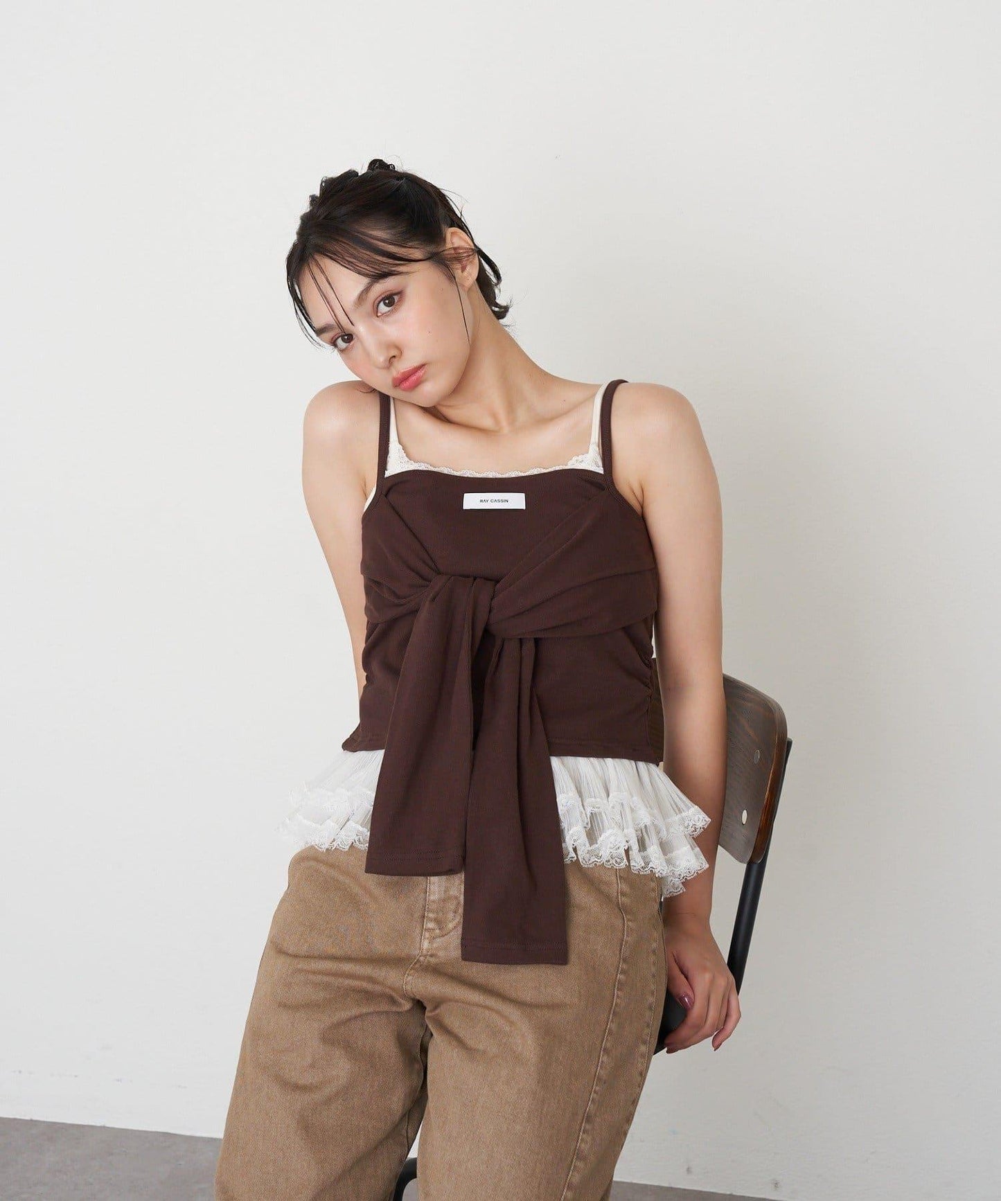 層疊設計吊帶背心