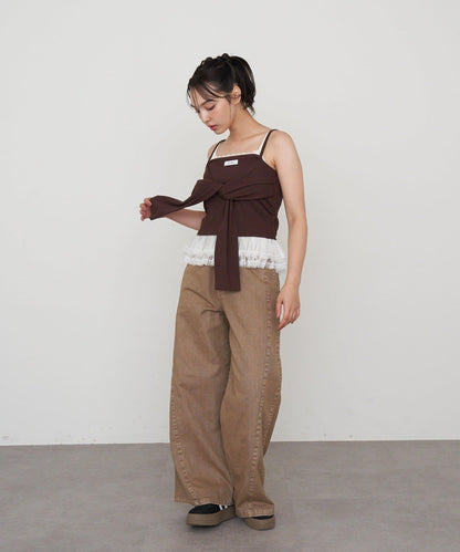 層疊設計吊帶背心