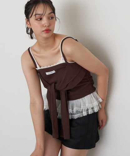 層疊設計吊帶背心