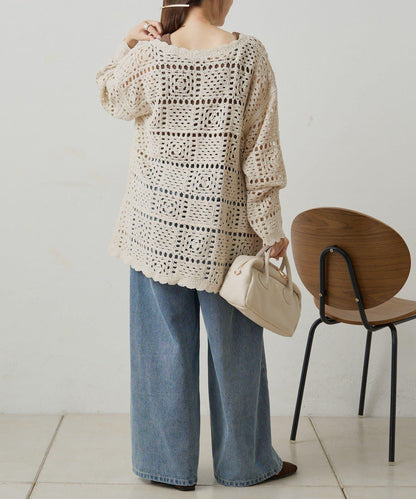 復古風牛仔休閒褲