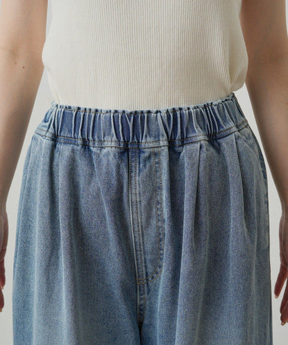 復古風牛仔休閒褲