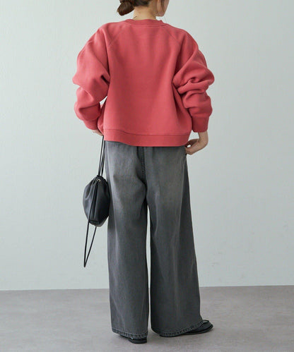 復古風牛仔休閒褲