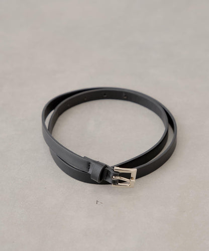 【Chico】附腰帶麂皮褶皺短褲