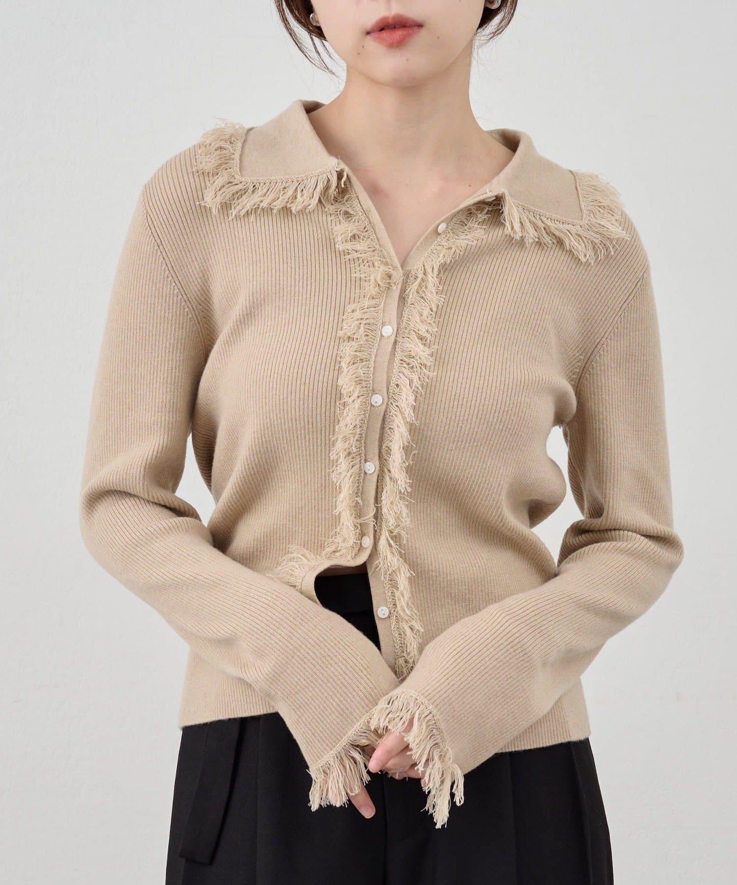 流蘇開衫