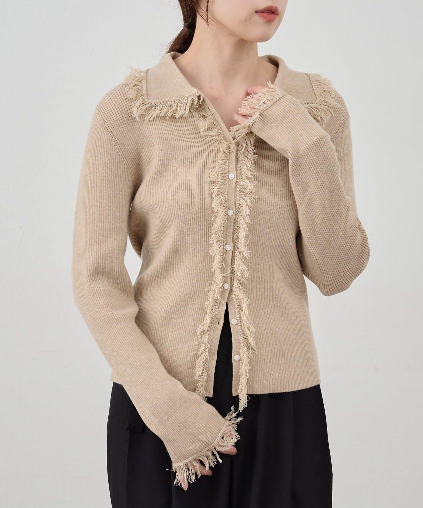 流蘇開衫