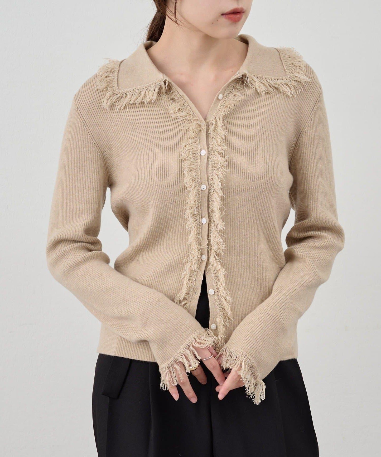 流蘇開衫