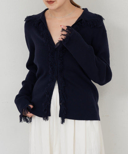 流蘇開衫