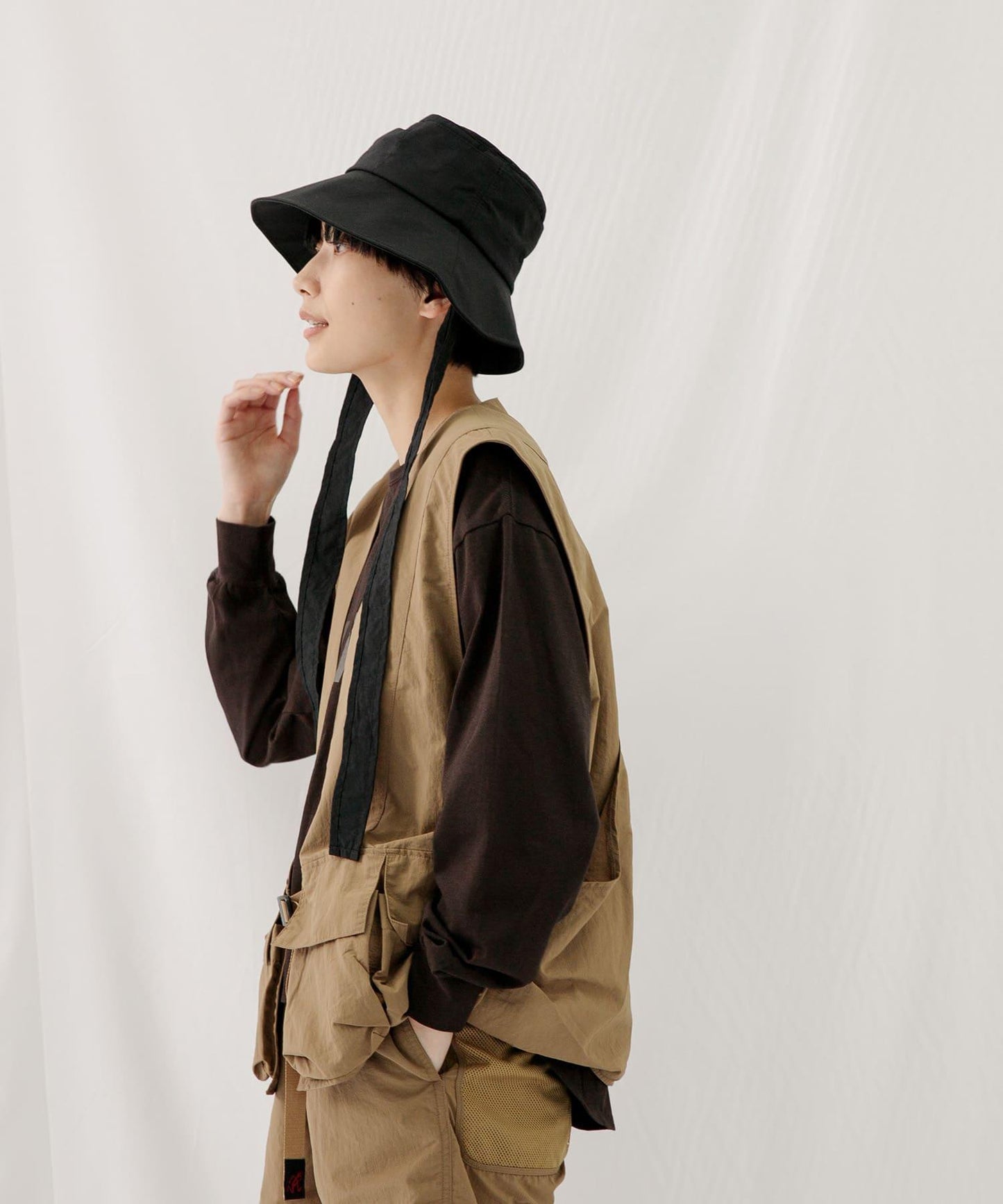 「防紫外線」「防潑水」「特別」WILDTHINGS×EKAL 防風帽