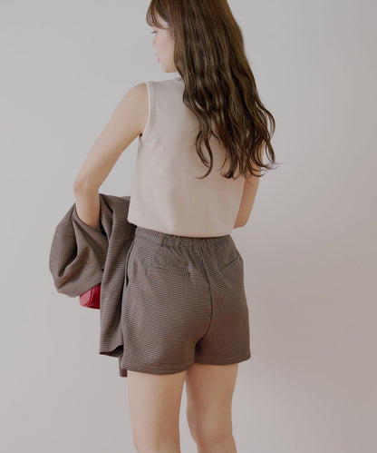 【Chico】帶吊飾褶皺短褲