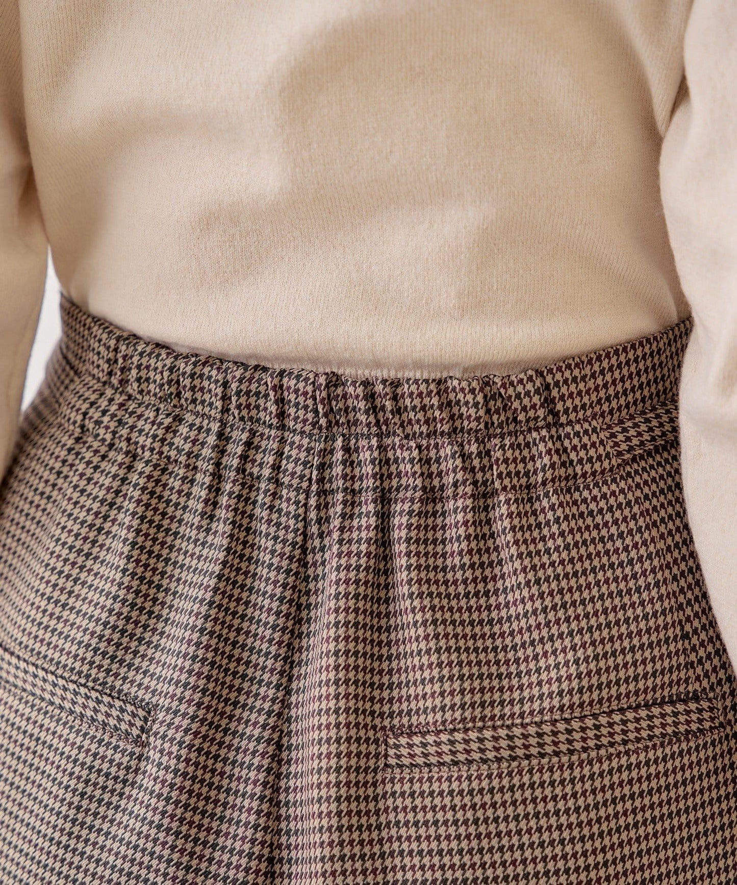 【Chico】帶吊飾褶皺短褲