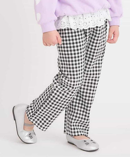 荷葉邊蕾絲/7天造型褲 十分褲