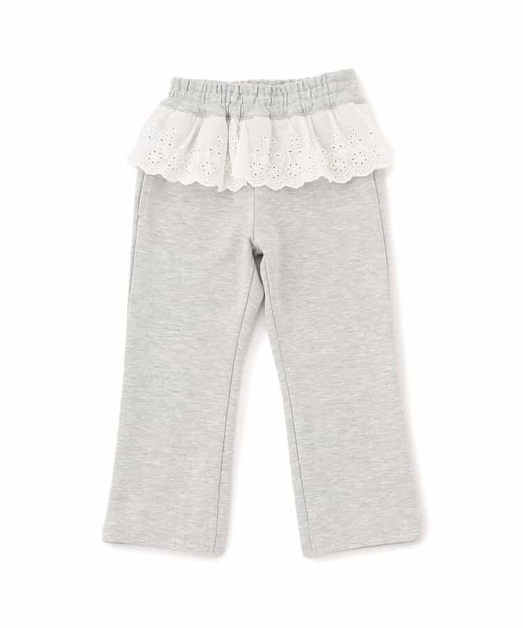 荷葉邊蕾絲/7天造型褲 十分褲