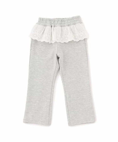 荷葉邊蕾絲/7天造型褲 十分褲