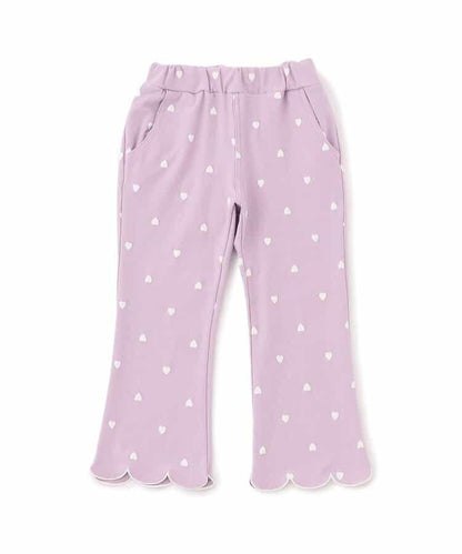 下襬波浪邊針織長褲 10分丈