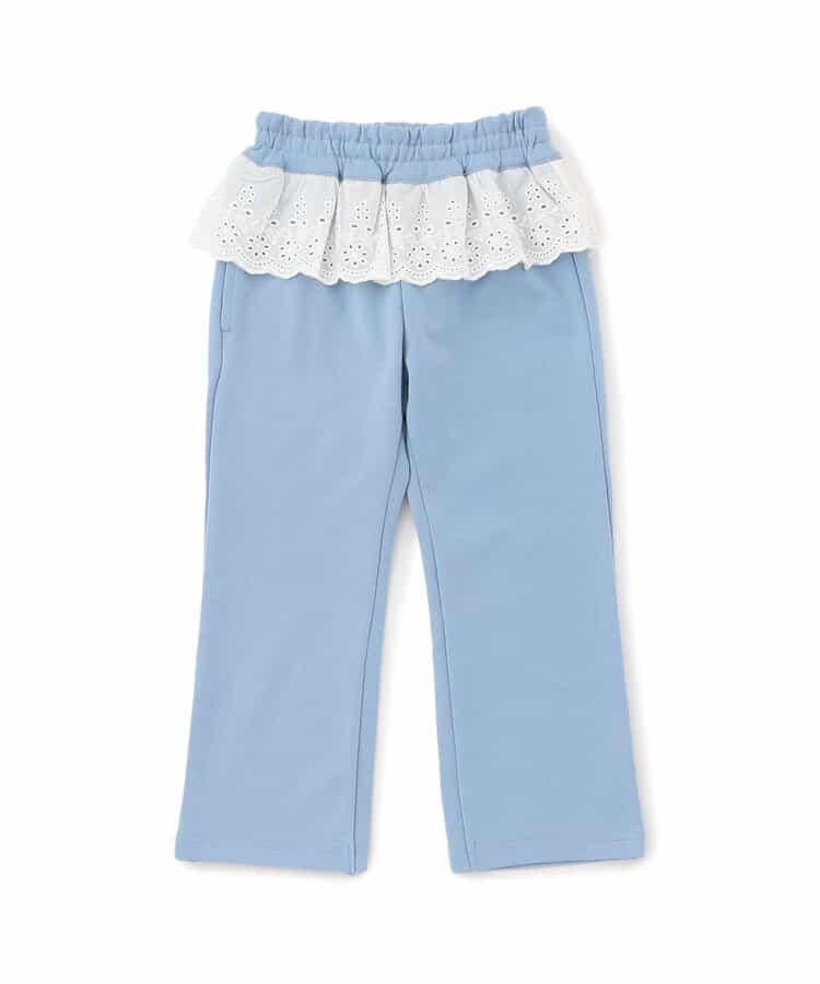 荷葉邊蕾絲/7天造型褲 十分褲