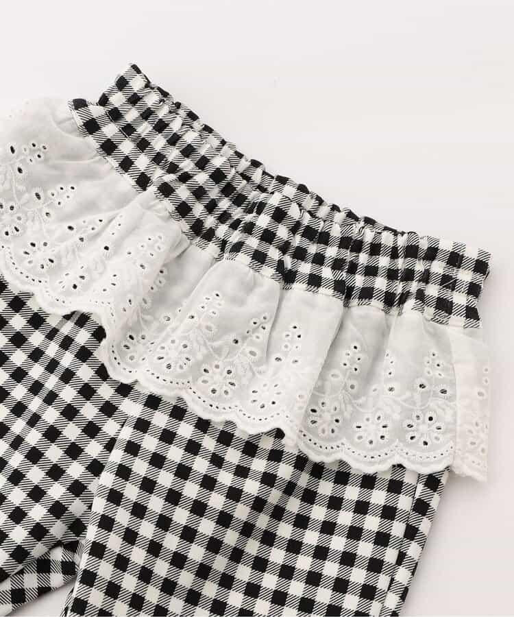 荷葉邊蕾絲/7天造型褲 十分褲