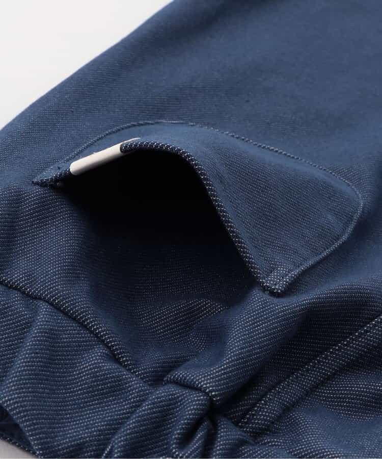 下襬波浪邊針織長褲 10分丈