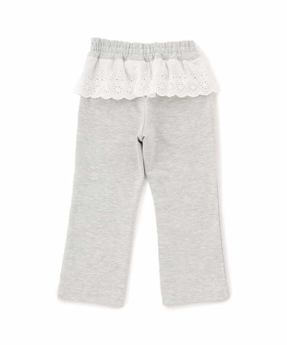 荷葉邊蕾絲/7天造型褲 十分褲