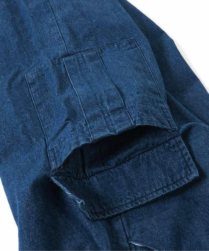 前字母印花工裝褲