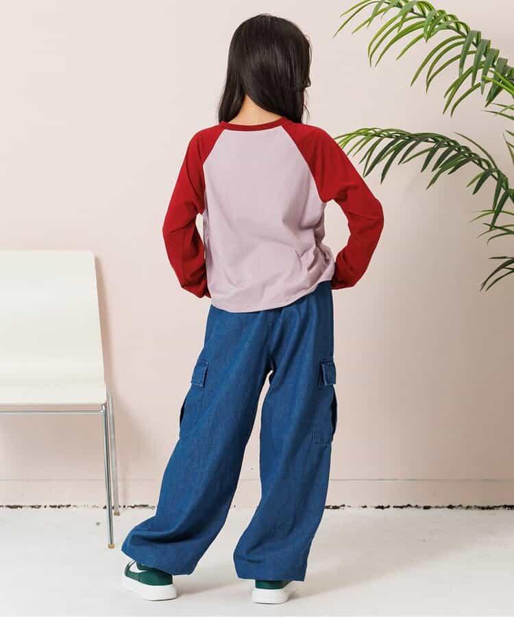 前字母印花工裝褲