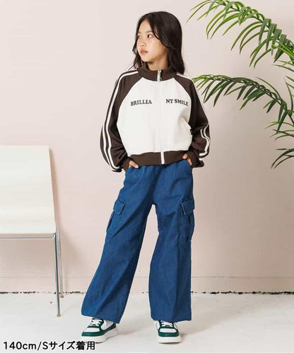 前字母印花工裝褲