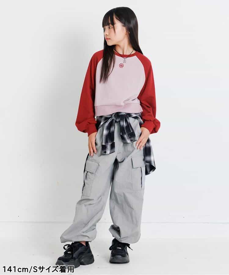 前字母印花工裝褲