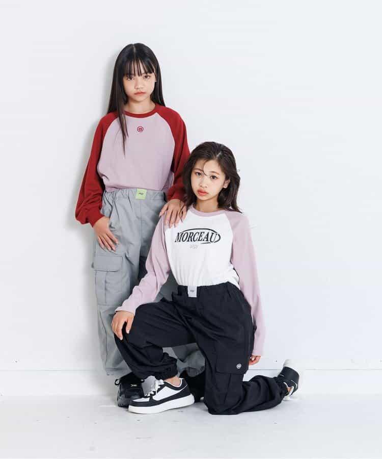 前字母印花工裝褲