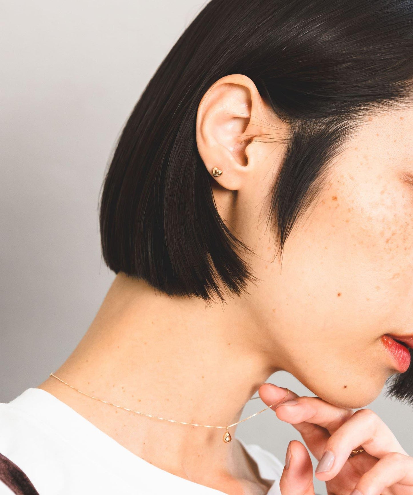 ff by decor urban research 愛心耳環