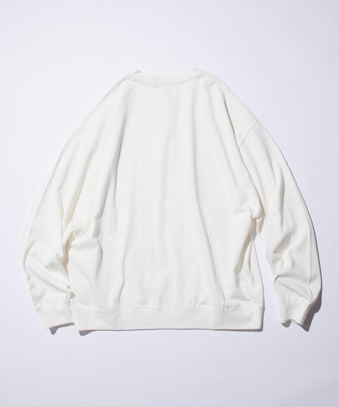 寬鬆版型 USA棉亨利領長袖T恤