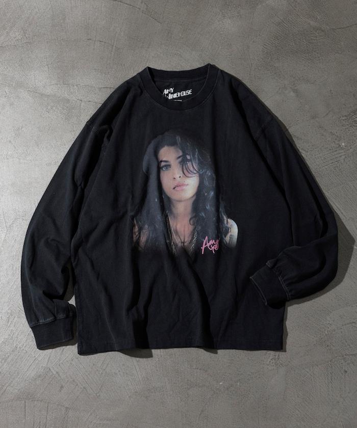 【EXCLUSIVE】 Amy Winehouse 圖案長袖T恤