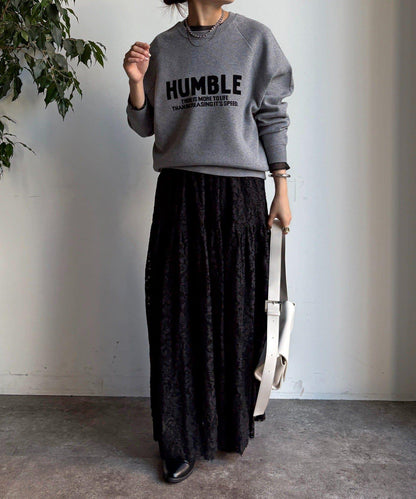 提花標語針織衫