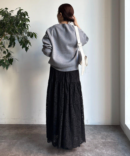 提花標語針織衫