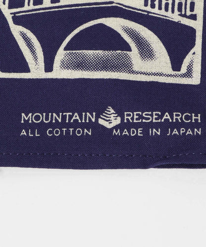 mountain research 印花方巾