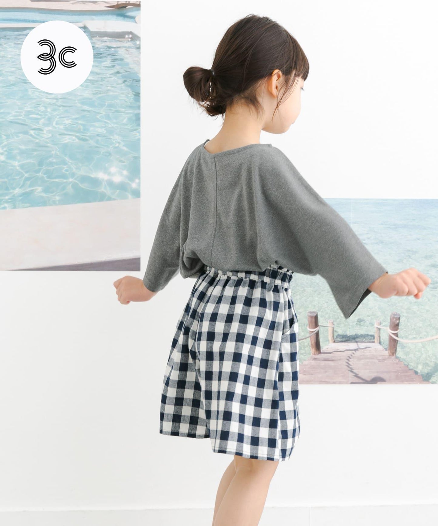 親子裝 add fabrics 蝙蝠袖T恤（兒童款）