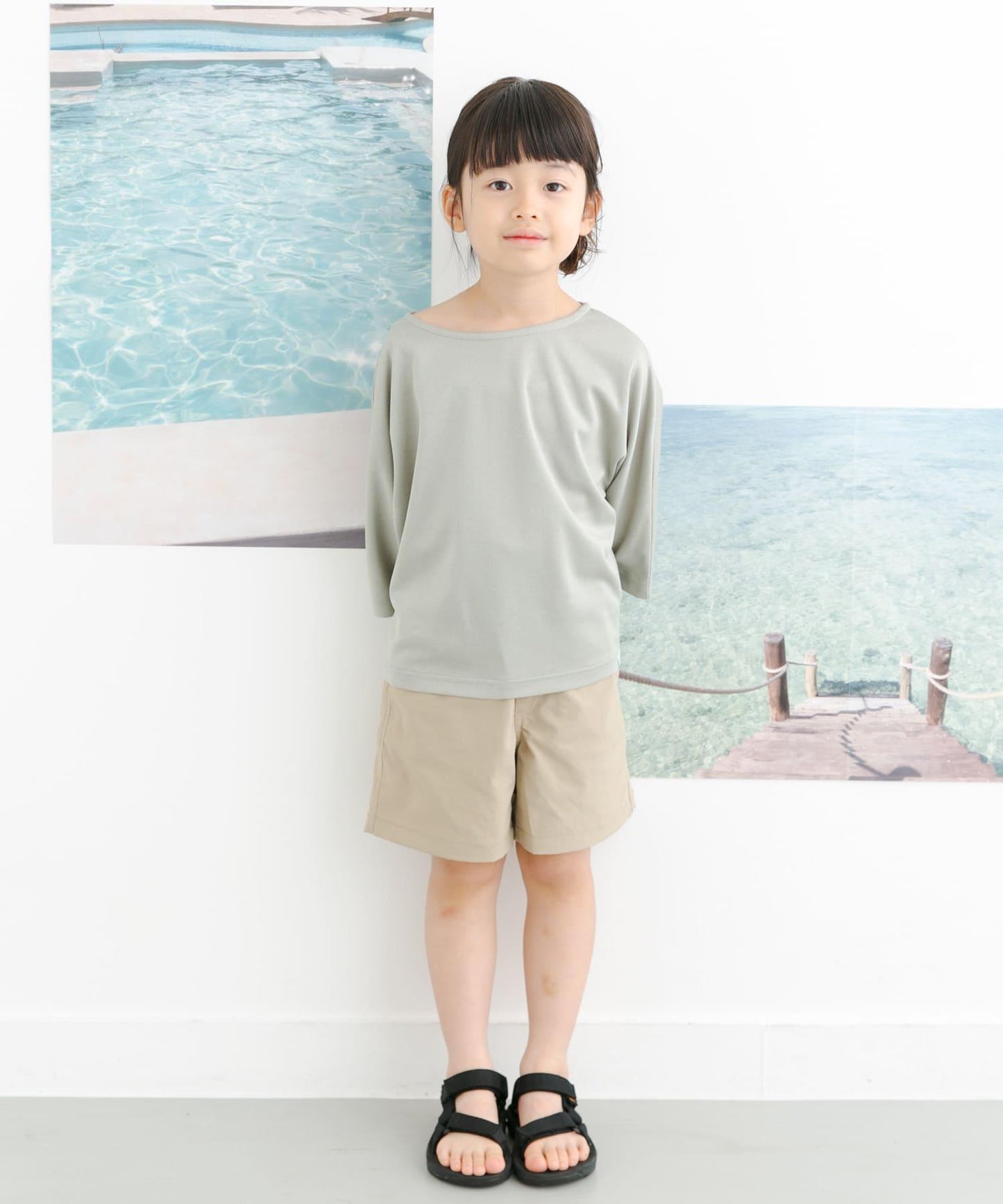 親子裝 add fabrics 蝙蝠袖T恤（兒童款）