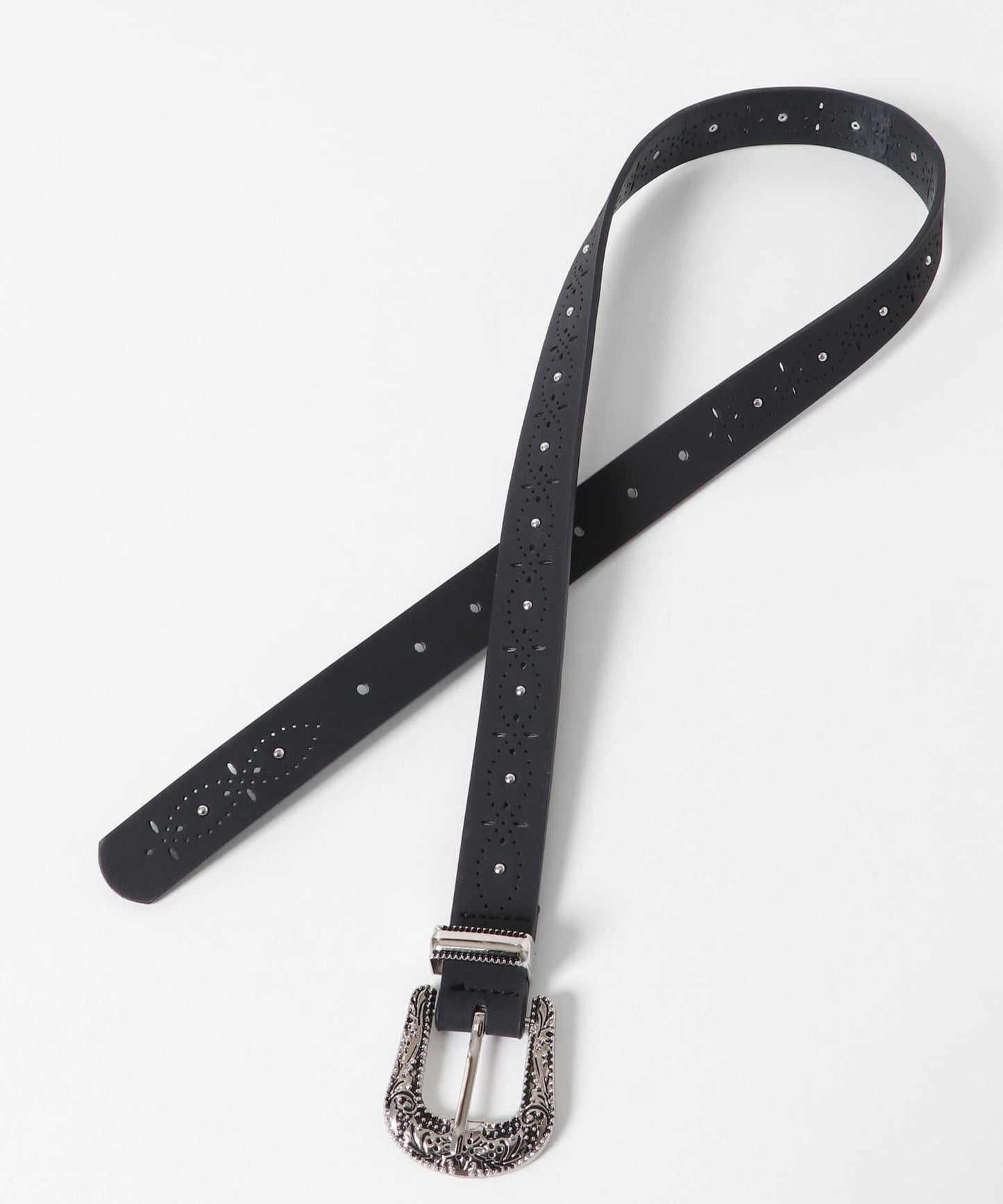 圓形裝飾釦腰帶