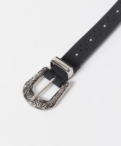 圓形裝飾釦腰帶