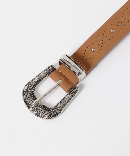圓形裝飾釦腰帶