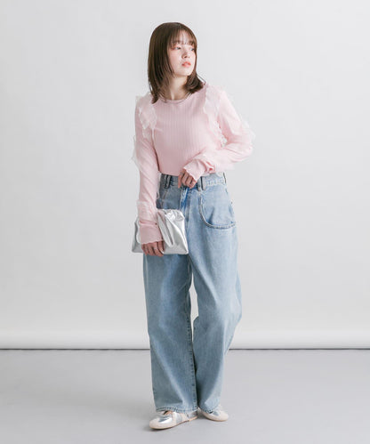 球形鏈條褶皺手提包