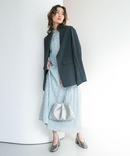 球形鏈條褶皺手提包