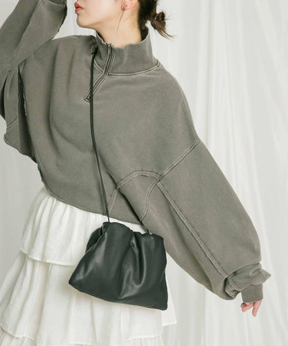 球形鏈條褶皺手提包