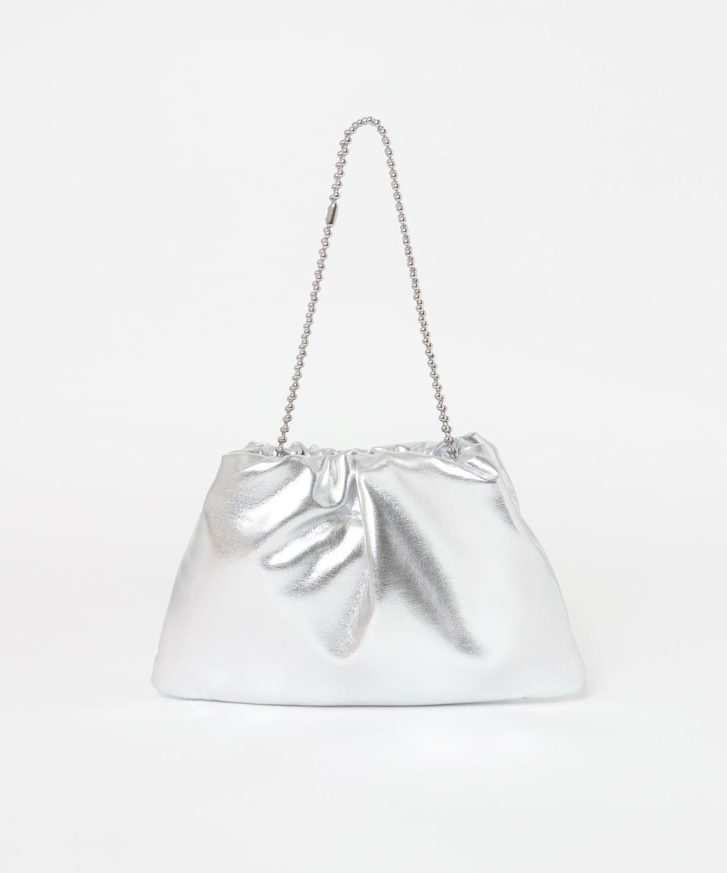 球形鏈條褶皺手提包